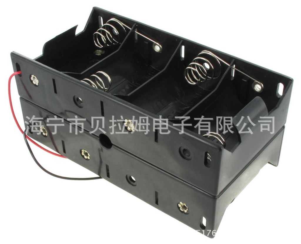 一号八节DC插头电池盒  DC接头电池盒  8节1号DC插头电池盒