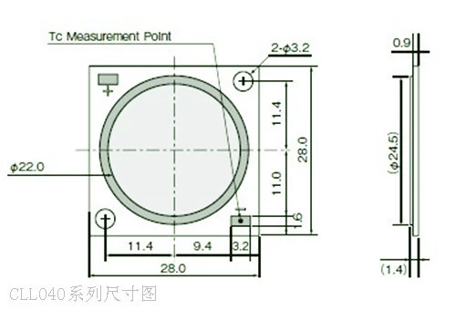 Поставлять источник света COB West Iron City светодиодные бусинки CLL040-1218A1