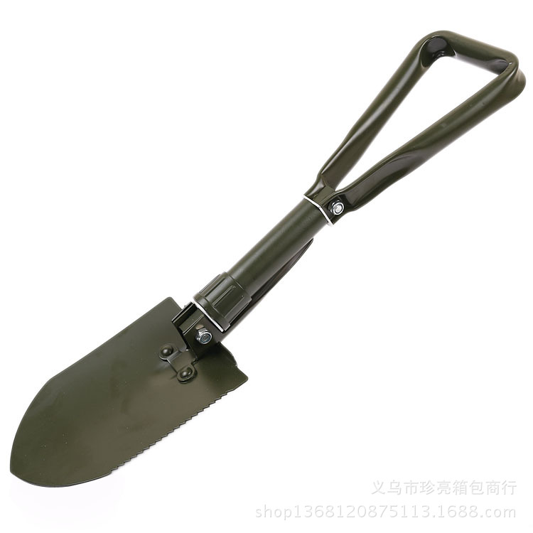 中号工兵铲 户外用品装备多功能工兵铲工兵锹兵工铲子 能折叠的铲