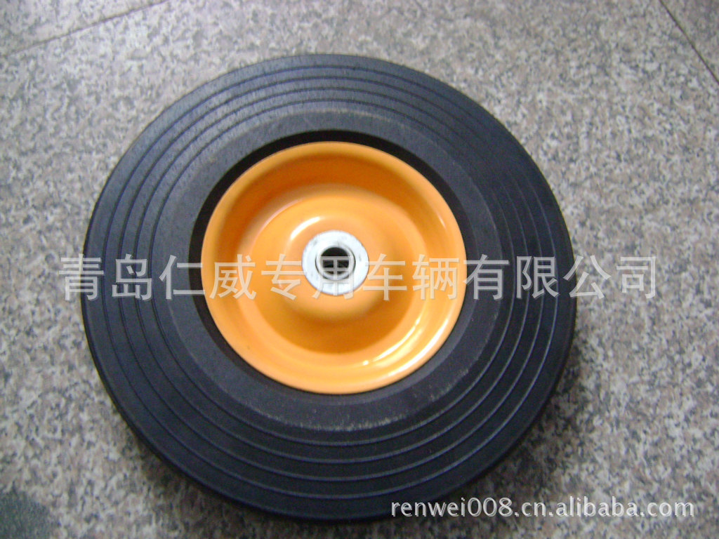 8*1.75寸橡胶轮,重型实心轮，机械轮，农机轮200*45MM，草坪机轮