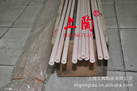 厂家供应95% 99% 99.5% 氧化铝陶瓷管，刚玉管，陶瓷棒