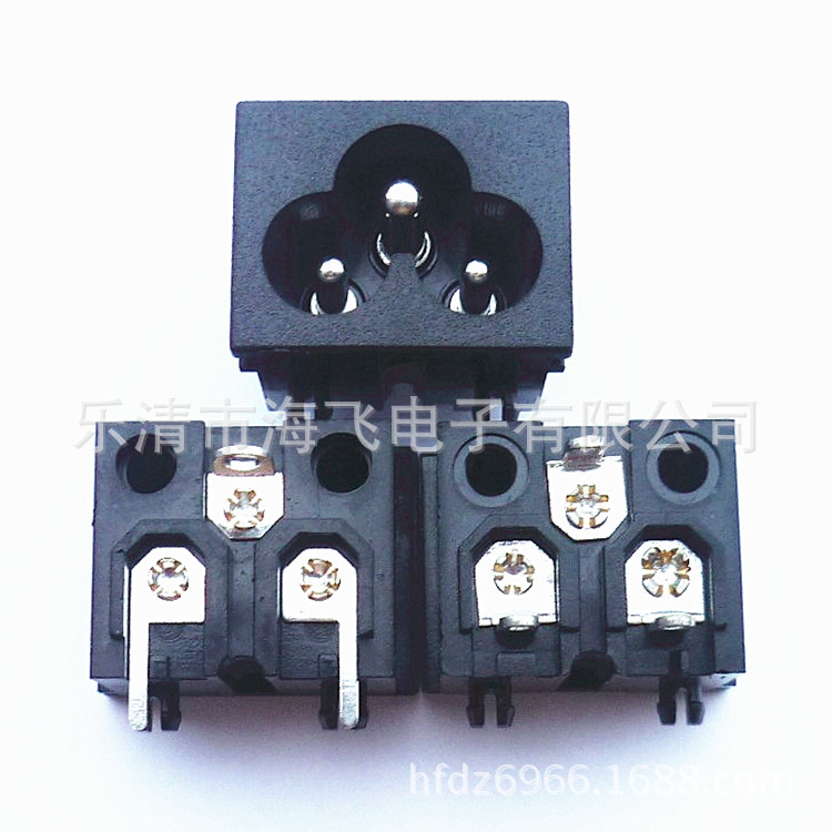 电源插座工业插座AC插座八字尾