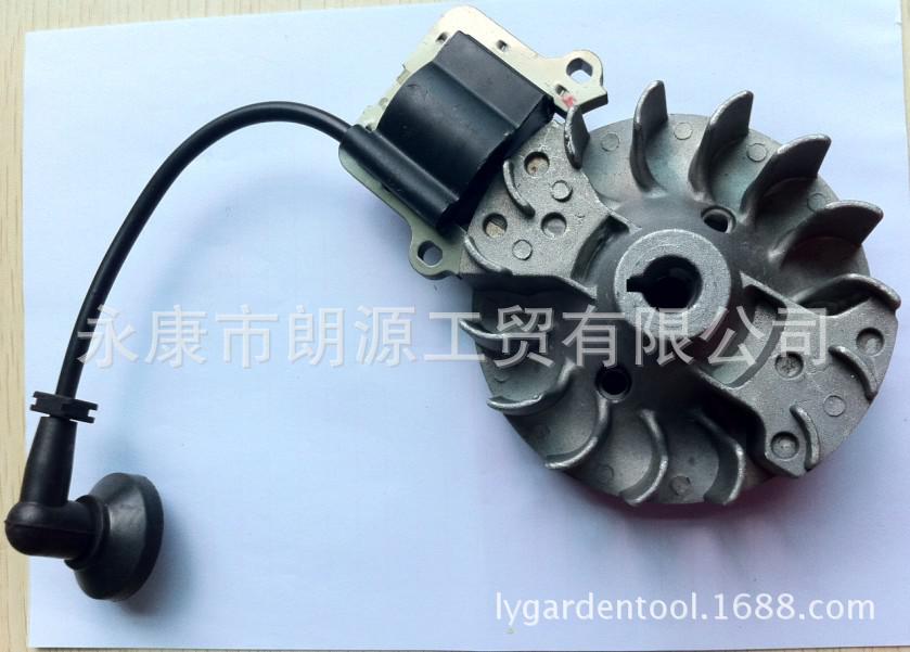 430 40-5割草机点火器，高压包飞轮一套 割草机配件园林工具配件