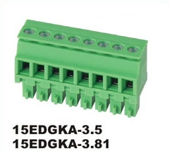Вставной разъём 15EDGKA 3.5 / 3.81 (вставка)