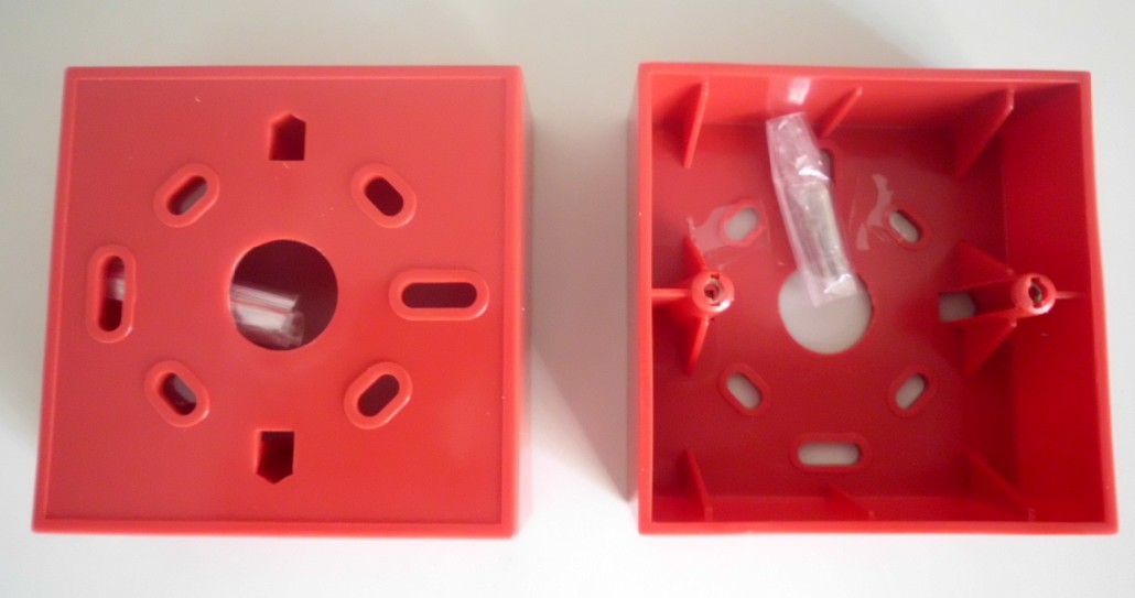 BBS-X手动报警按钮底盒 报警按钮明装底盒