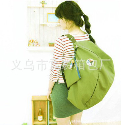 Manufactor wholesale Fadi Xi Foldable travel outdoors Backpack High-capacity motion Storage Wave packet Female models