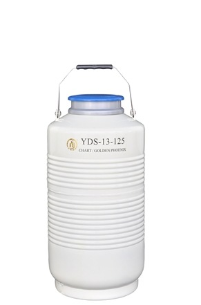Large caliber liquid nitrogen Biology Container YDS-13-125