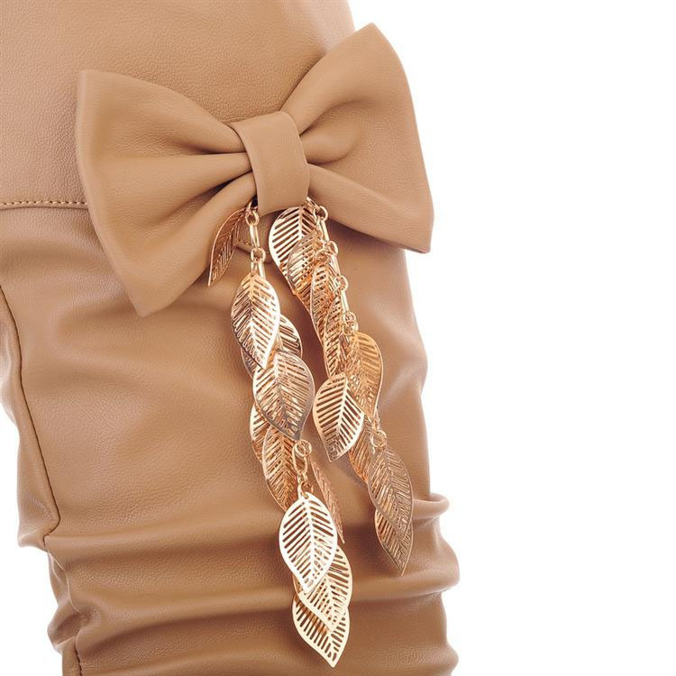 Bottes femme en PU artificiel - Ref 3355338 Image 17