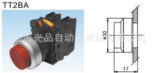 优惠價销售供应正宗台湾 天得tend 新款式TT2BLG-1A 凸头按钮