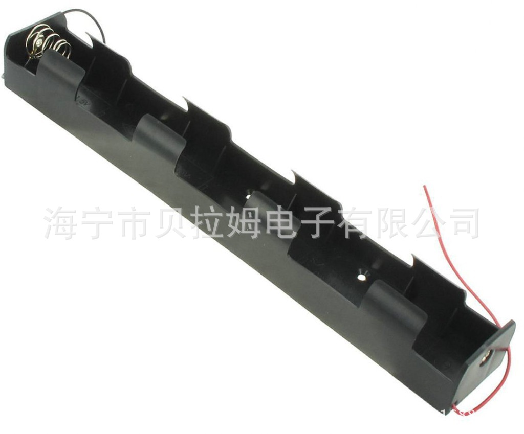 一号四节长条形电池盒 一号四节电池盒 1号4节电池盒