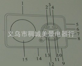 数码管收音机 迷你便携式收音机 老人收音机 MP3音乐播放器详情图1
