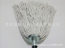 苍南县腾创厂家直供一条龙制做白色棉纱拖把头 量大