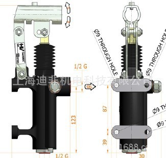 供应意大利HV公司PMO系列双作用液压手动泵/PMO50/PMO70