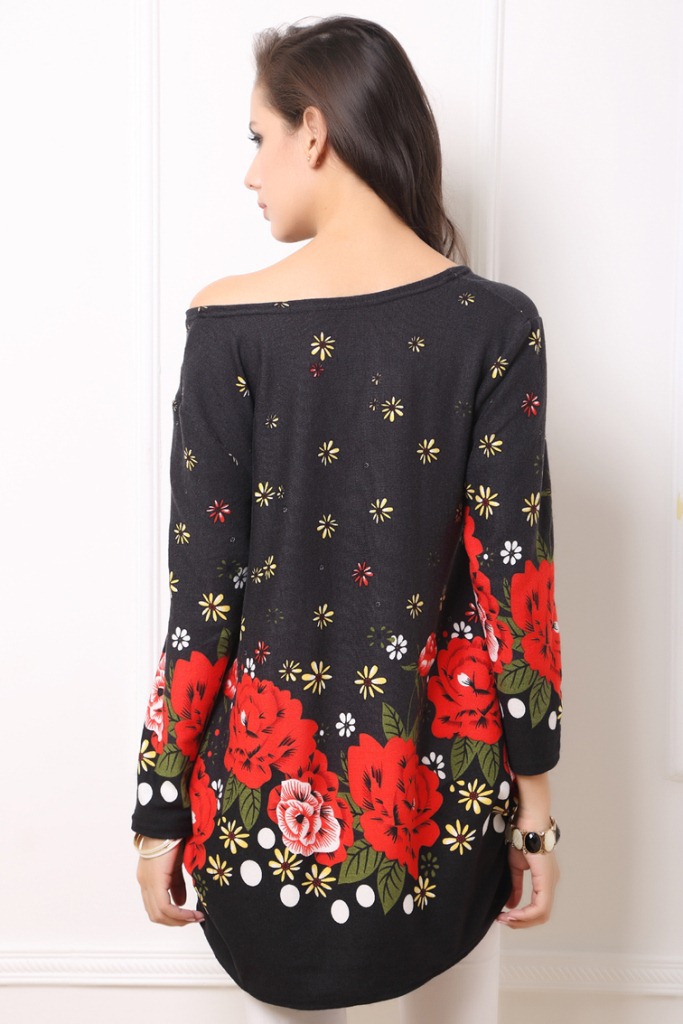 Polyester FashionLarge Women(Red - Extra large size) NHDF0355-Red - Extra large size