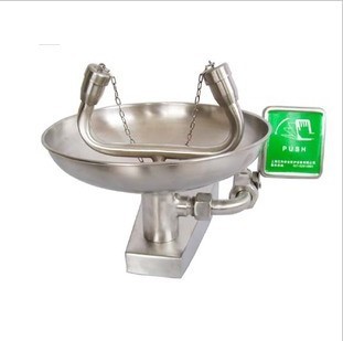 批发验厂304不锈钢接墙式洗眼器 壁挂/挂壁式洗眼器 冲眼器