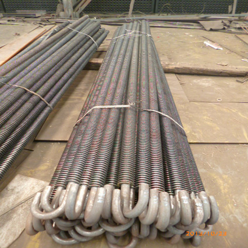 螺旋鳍片管Φ38×3 Φ32×4 Φ32×3.5肋片管省煤器 来图加工定制