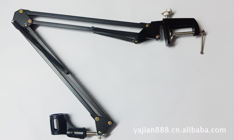 万向支架 全金属悬臂式麦克风支架 电容话筒支架 录音麦克风支架