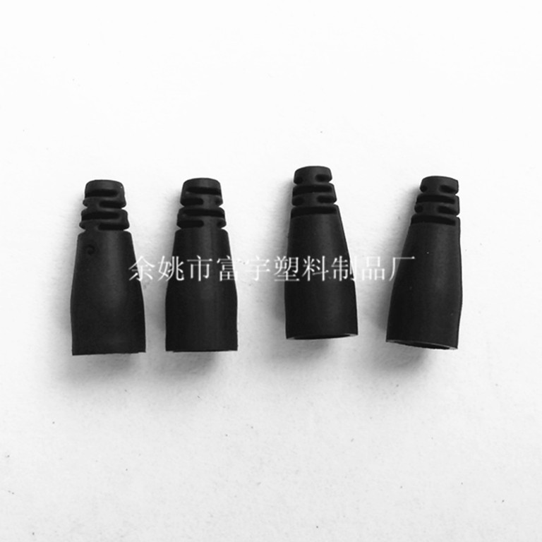 [Manufacturers supply] 4.9*12 black rubber End sets Optical fiber tail sleeve Pigtail sheath Jumper PIN