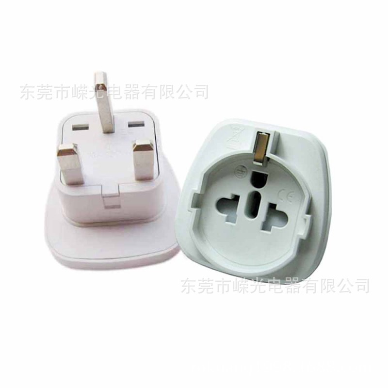 SD-7英式三脚插头多功能插座新型美式转换器接地法国插座韩国接地