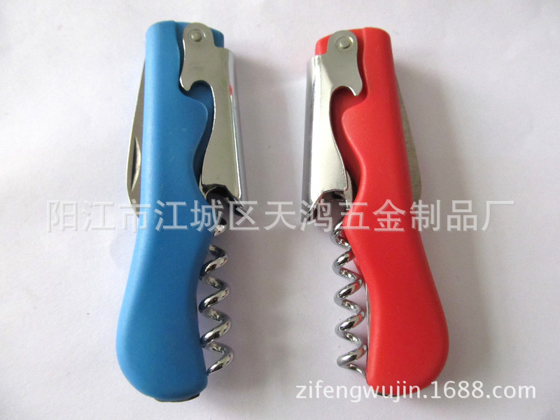 supply ABS Plastic Handle multi-function red wine Bottle opener direct deal)