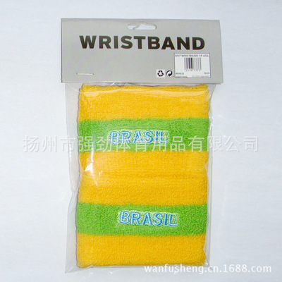 Cotton wrist Terry Wristband Sports Wrist Towel Wrist Cotton wrist Flag Wristband