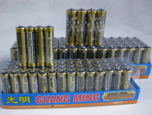 厂家直供正品 光明7号电池 光明R6C电池 光明AAA电池耀达电子