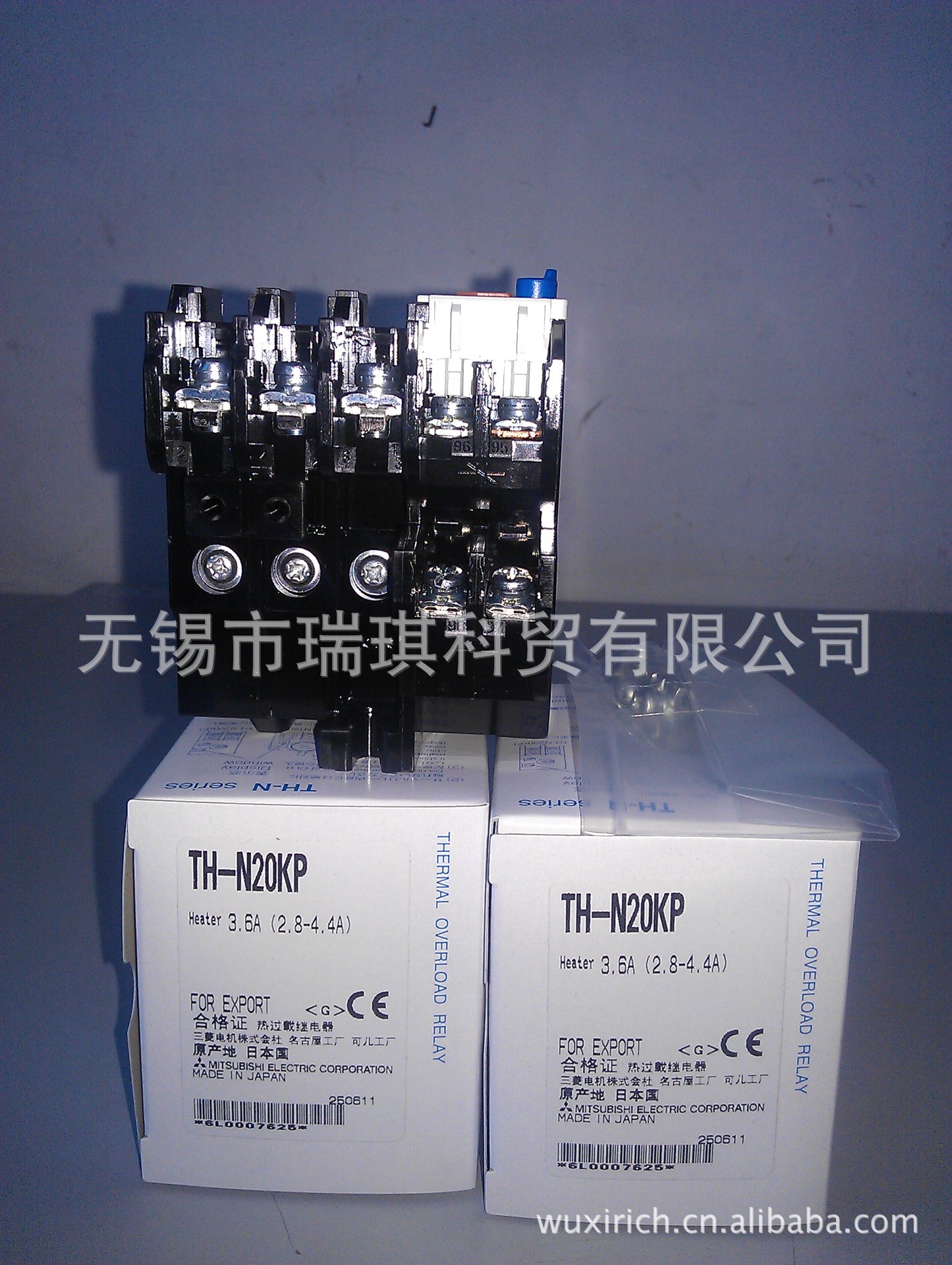 现货供应三菱热过载继电器TH-N20KP 3.6A