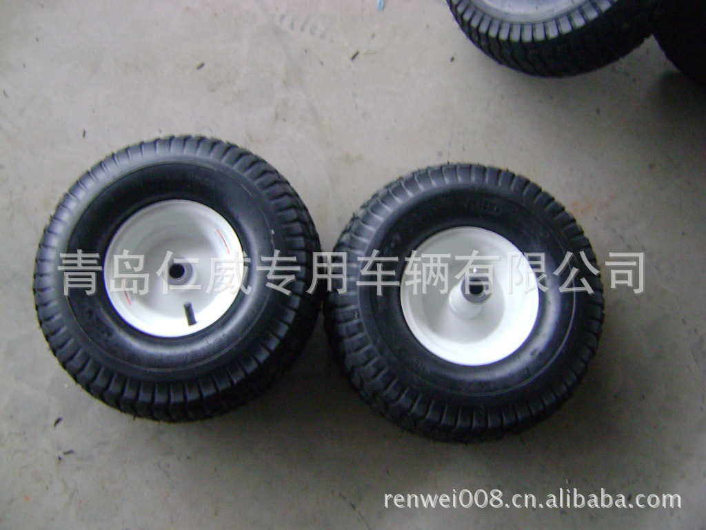 割草机轮 15x5.00-6 ATV 车轮 沙滩车轮，拖车轮 (图)