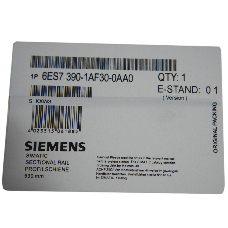 供应西门子 CPU  PLC 导轨 6ES7 390-1AF30-0AA0