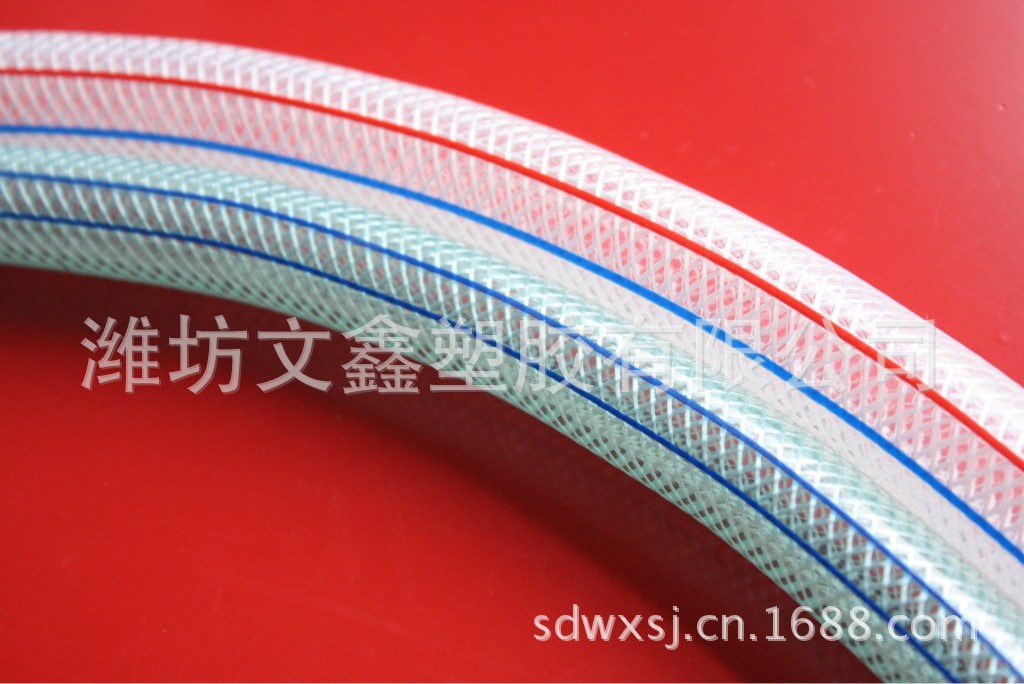 厂家直供 pvc纤维增强软管 透明软管花园排水灌溉 农田给水软管