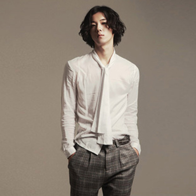 2016个性男装韩版男士修身衬衫英伦发型师美男长袖衬衣一件代发
