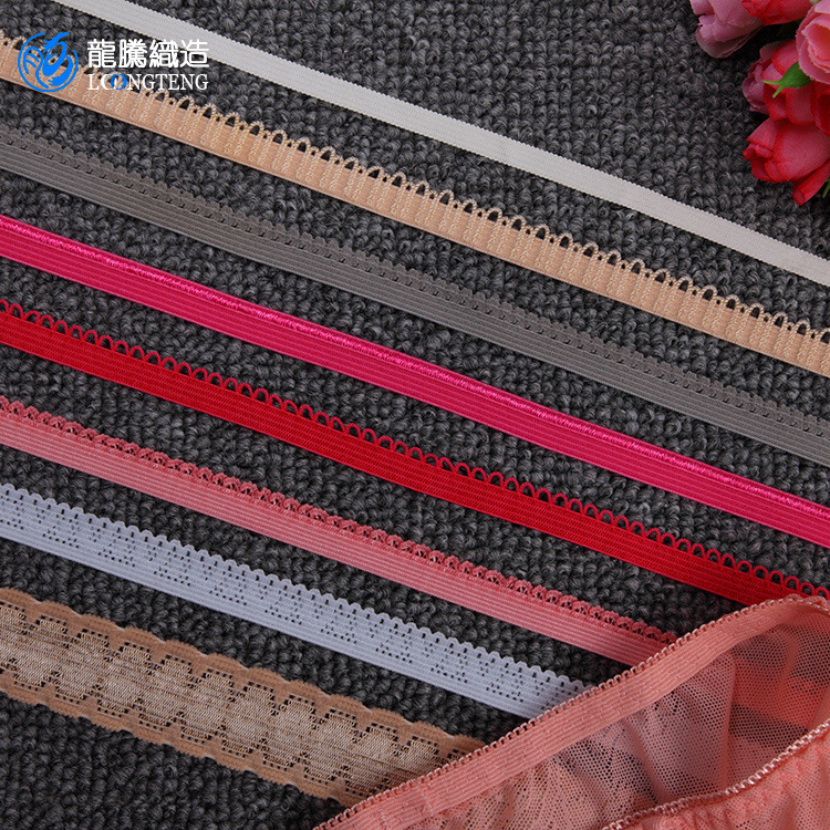 蕾丝花边松紧带 女士内衣针织松紧带跨境 女裤包边弹力收紧缎带