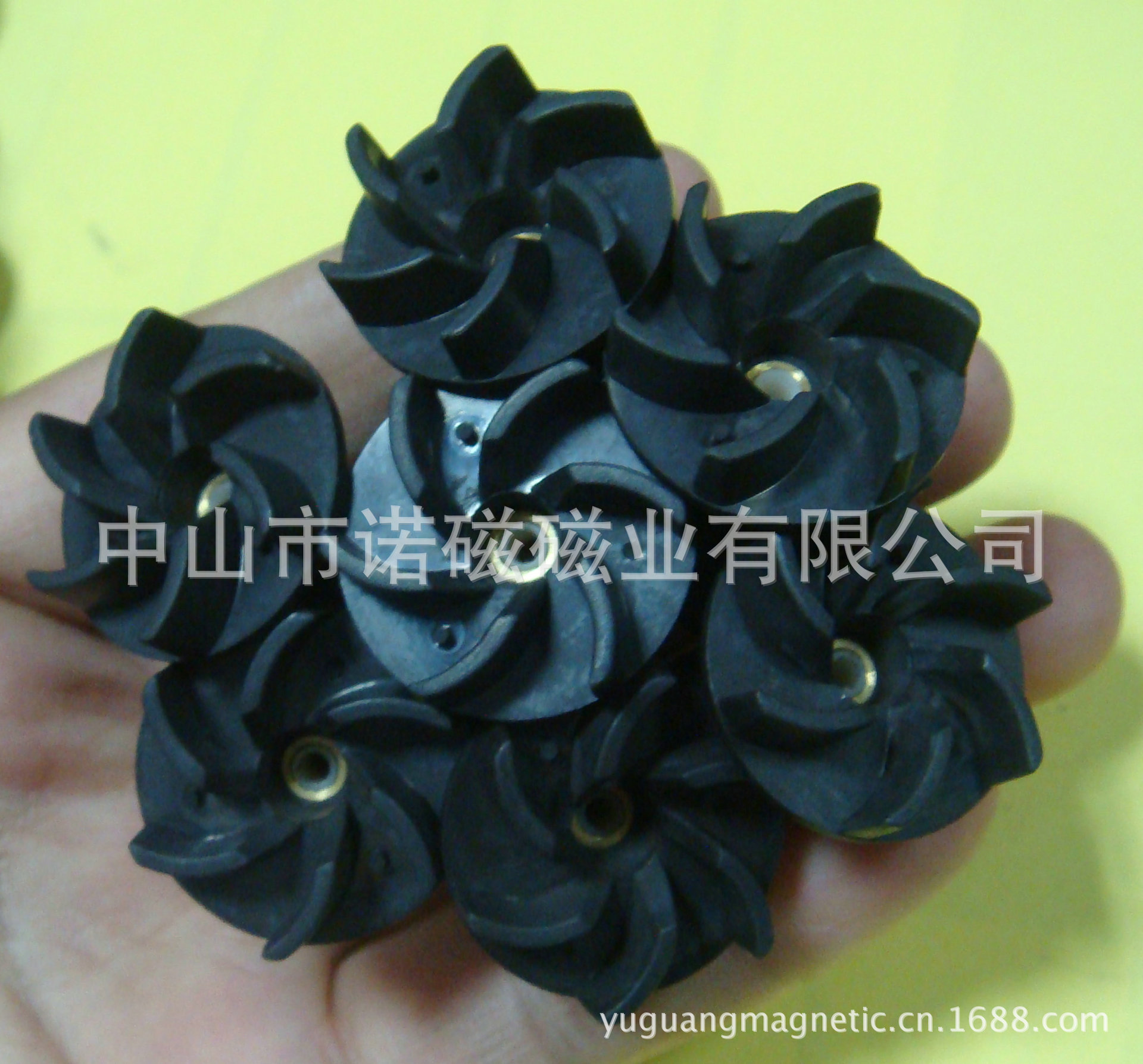 水泵电机磁铁 无刷电机磁转子 塑磁转子 注塑磁铁 塑料磁铁 塑磁