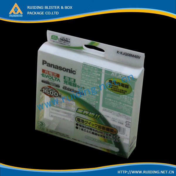 印刷挂钩胶盒 pvc印刷盒 彩色塑料包装盒