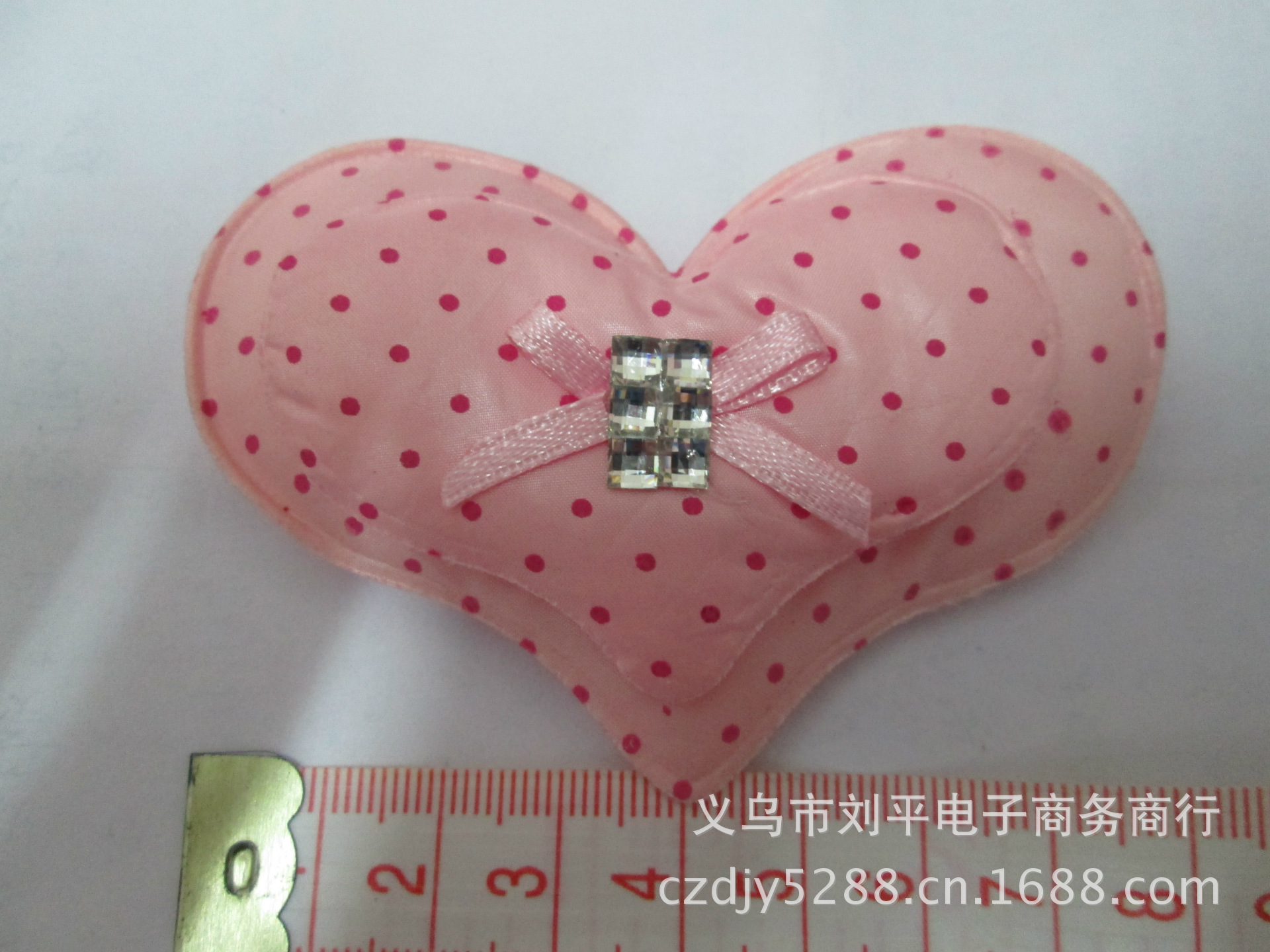 供应超声波压花 双层桃心花 各种形状布花 玩具配件 衣服配件