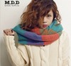 Woolen demi-season scarf, wholesale, Korean style