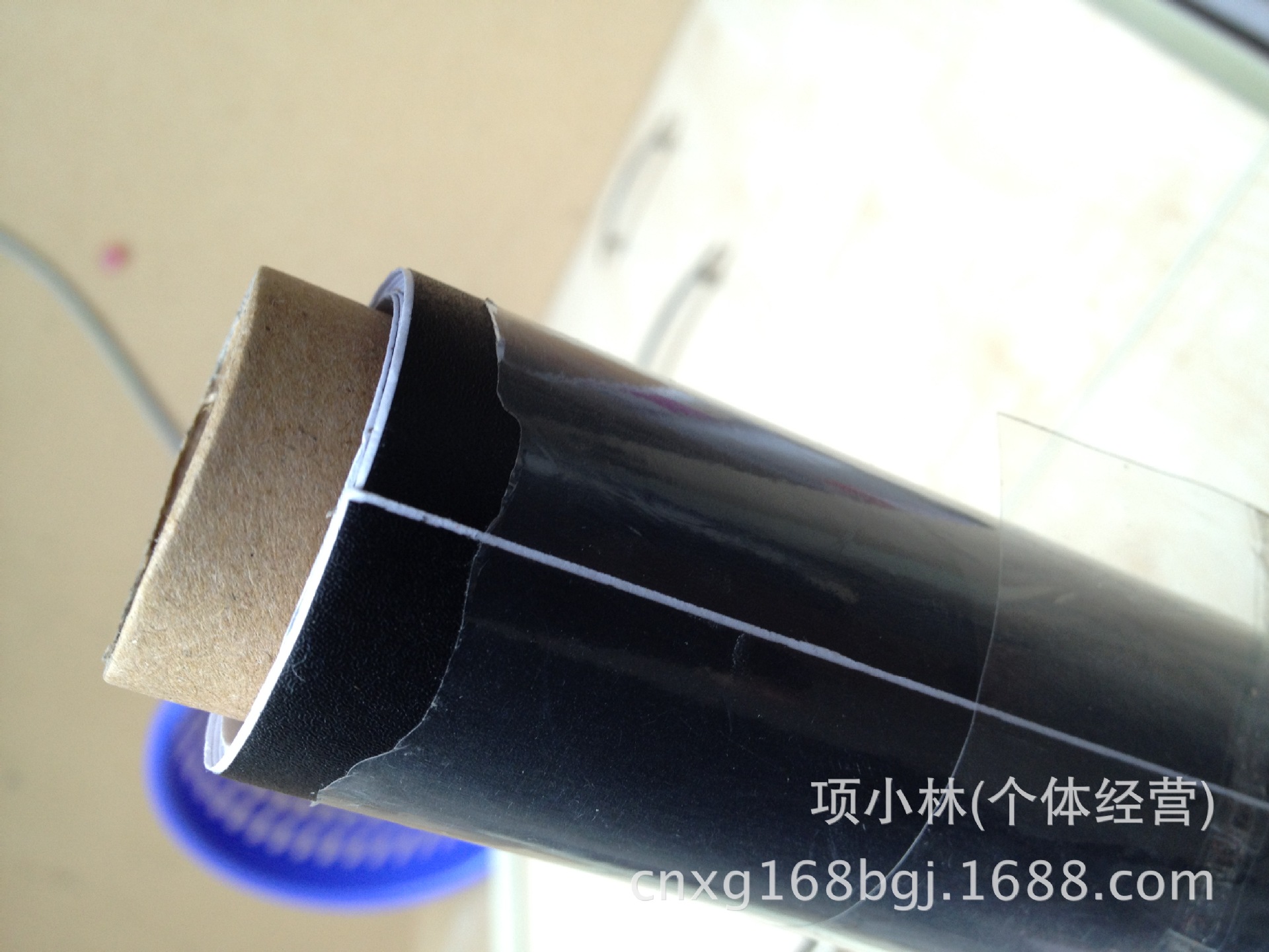 黑色磨砂PVC不干胶