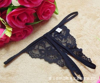 Sexy lingerie lady sexy T-underwear Open file interest Underwear factory agent Wholesale Outlet 20147