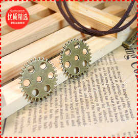 DIY饰品手链项链配件25MM锯齿钟表机芯齿轮古青铜饰品配件XS1
