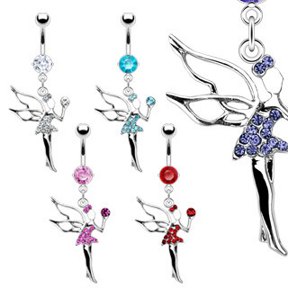 TaoBao Explosive money Belly Ring Angel wings Umbilical nail Manufactor Direct selling Clearance Seckill