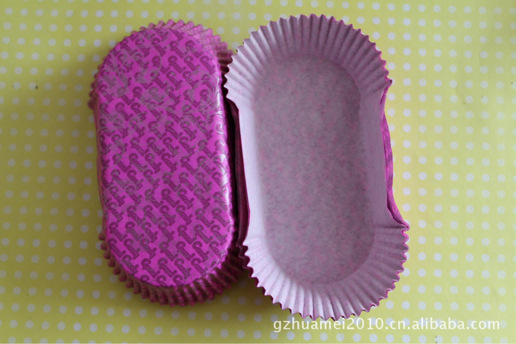 直销蛋糕纸杯 一次性耐高温防水防油烘焙工具 船形印花蛋糕纸杯