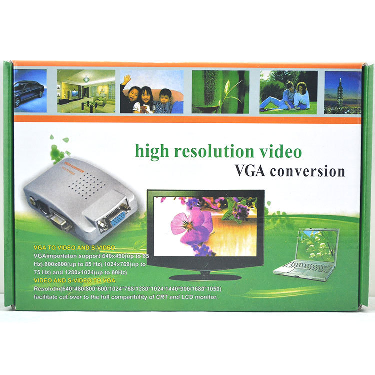 eZoom AV Converter AV to VGA Video Converter Video/BNC to VGA Converter VGA to AV