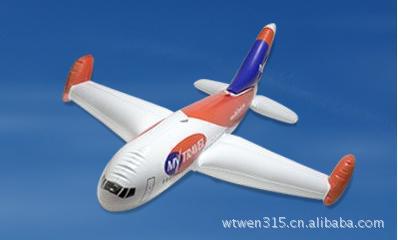 广东东莞   PVC充气飞机 充气客机  充气广告飞机  充气飞机模型