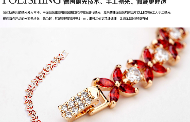 Clover Lucky Bracelet Aaa Zircon Inlaid With Colored Zircon Bracelet Women's Bracelet Wholesale display picture 1
