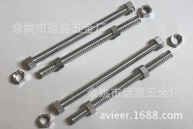Wholesale 304 stainless steel corrugated tubes for 4-inch, 6-inch and 1-inch cold and hot water inlet hoses of solar water heaters undefined