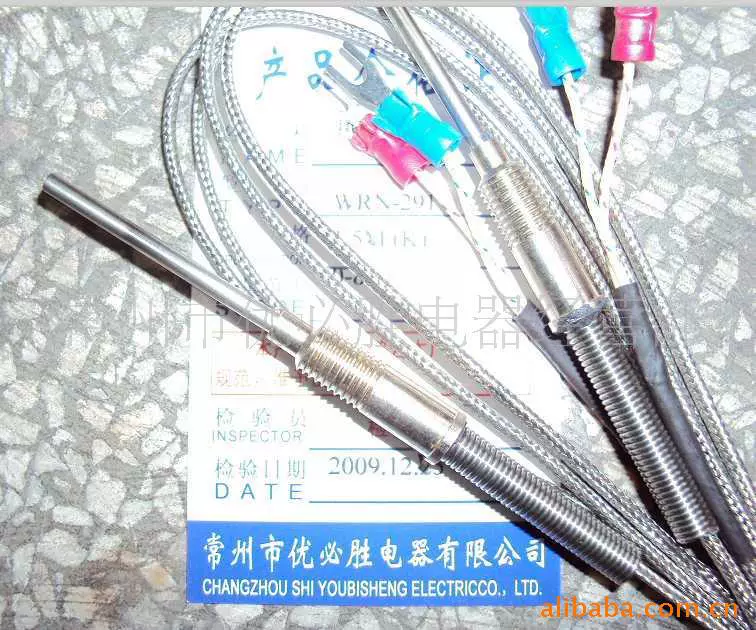 Термопара с резьбой, термистор ПТ100/датчик температуры, датчик температуры (изображение)