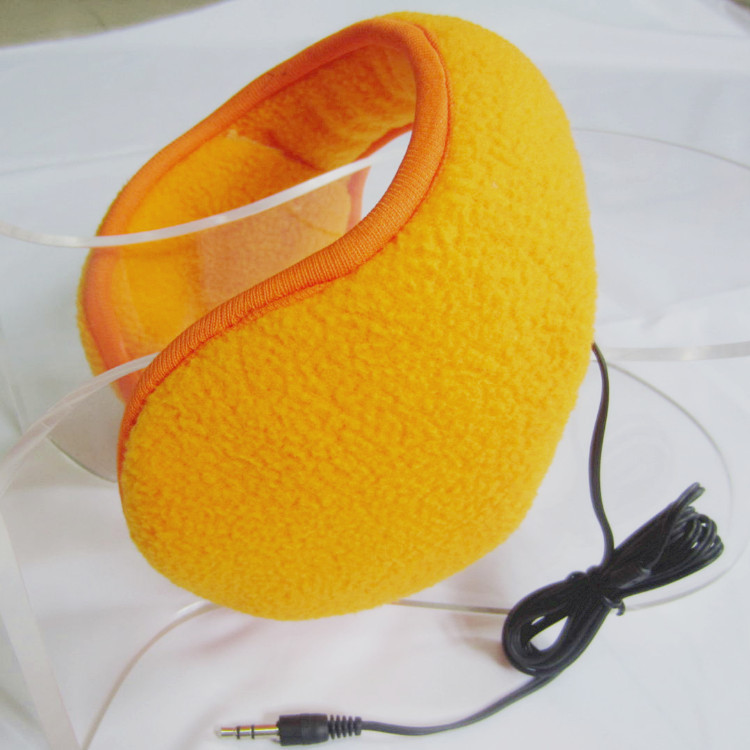 supply winter Foreign trade gift keep warm headset Portable Foldable fashion Plush music headset