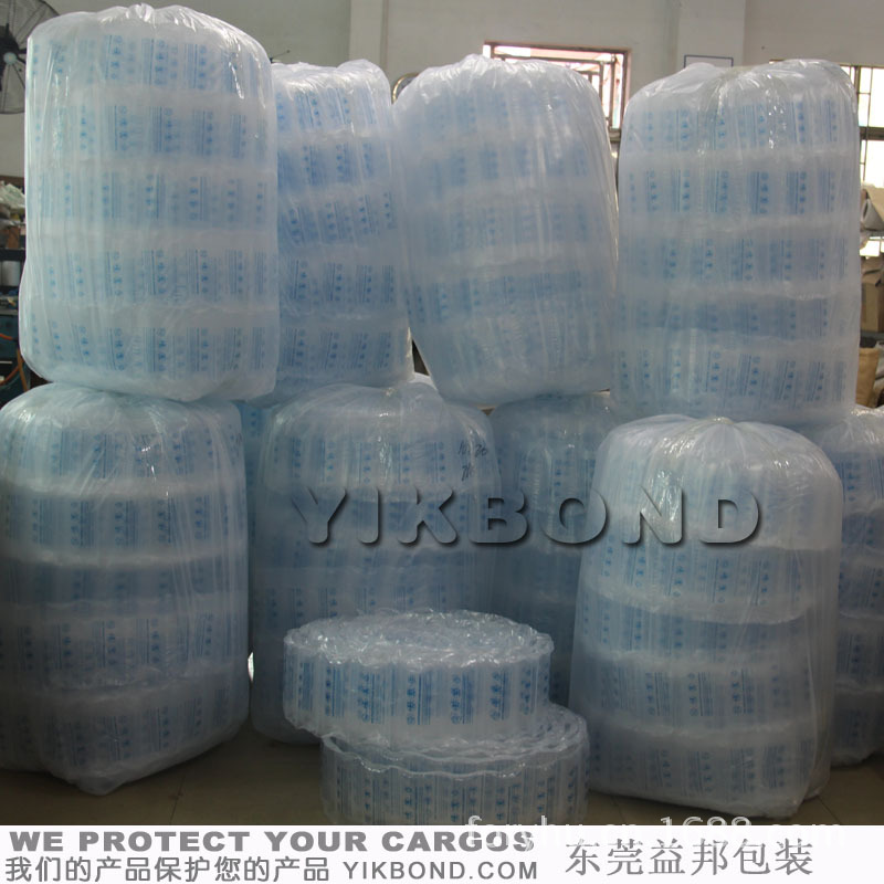 已充气的连续充气袋