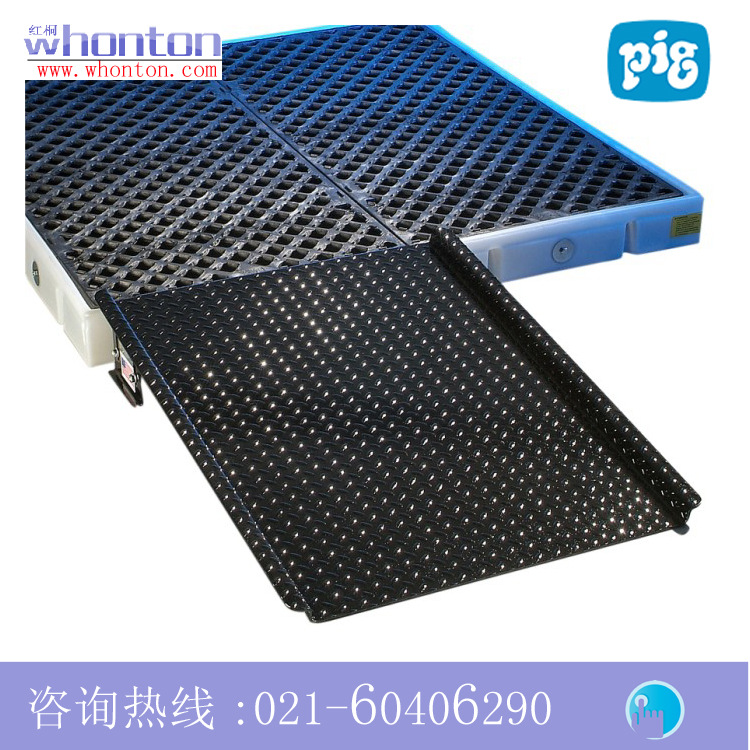 Supply NewPig Anti-spill Platform with Slope Adjustable Steel Round Pass Loading Ramp PAK538