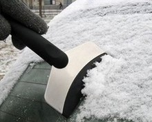 冬季汽車雪鏟批發 優質不銹鋼車用冰雪鏟 雪刮器 除雪除霜工具
